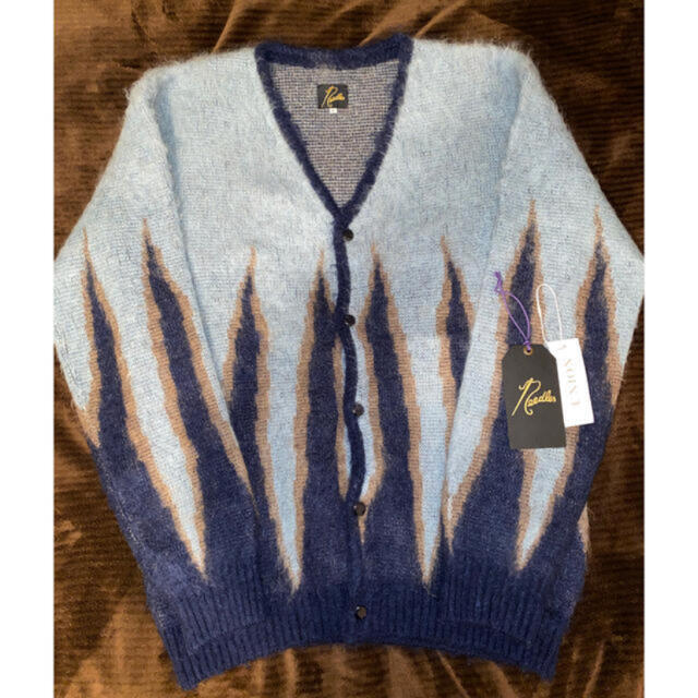 Needles(ニードルス)のNeedles  Mohair Cardigan Flame Lサイズ メンズのトップス(カーディガン)の商品写真