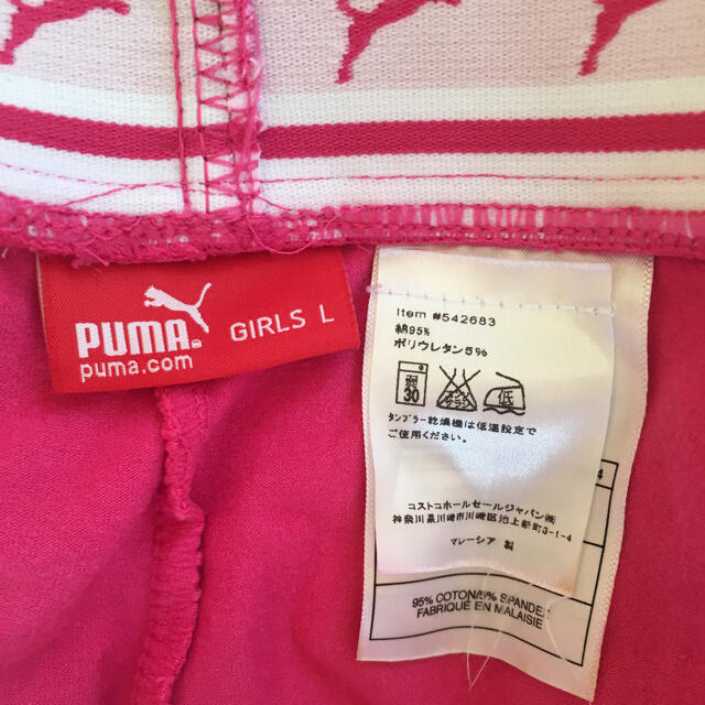 PUMA(プーマ)のプーマ スポーツウエア キッズ/ベビー/マタニティのキッズ服女の子用(90cm~)(その他)の商品写真