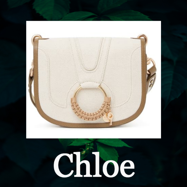 ★SALE☆【Chloe】ロゴ入り ハナミニ クロスボディバッグBEIGE