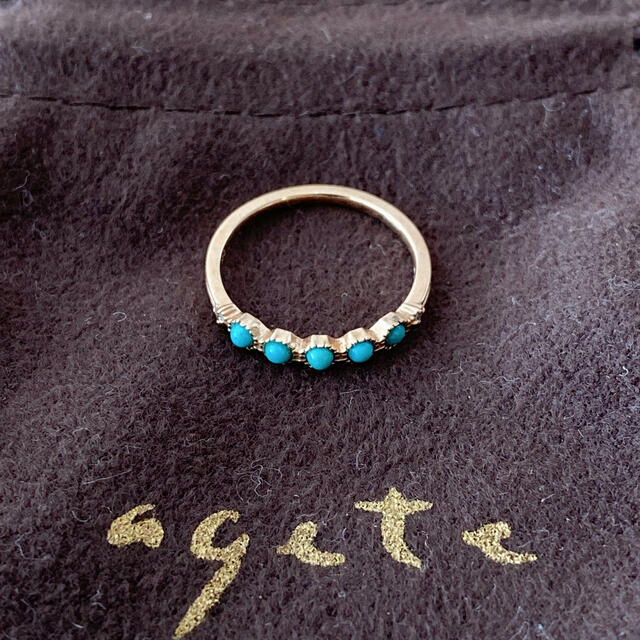 agete(アガット)のagate ターコイズリング レディースのアクセサリー(リング(指輪))の商品写真