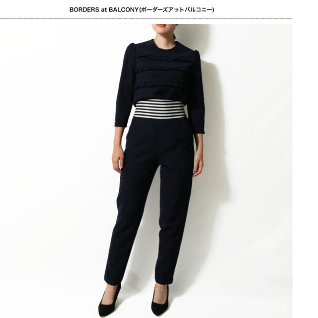 ボーダーズ borders at balcony ネイビー パンツ 34 ボーダーズ borders at balcony ネイビー パンツ 34