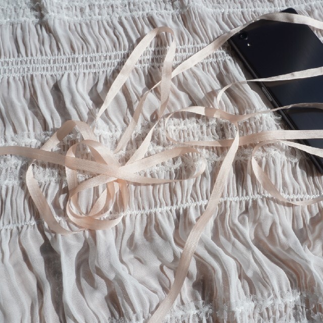 シルクリボン リボン 刺繍リボン ドール服 ラッピング ハンドメイドの素材/材料(各種パーツ)の商品写真