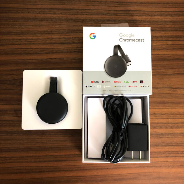 Google Chromecast クロームキャスト（箱無し） スマホ/家電/カメラのテレビ/映像機器(その他)の商品写真