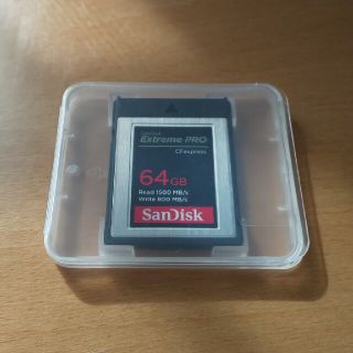 サンディスク(SanDisk)のSanDisk Extreme PRO CFexpress TypeB 64GB(デジタル一眼)