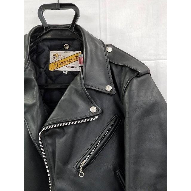 人気満点 Schott 618モデル サイズ40 ダブルライダースジャケット E-7