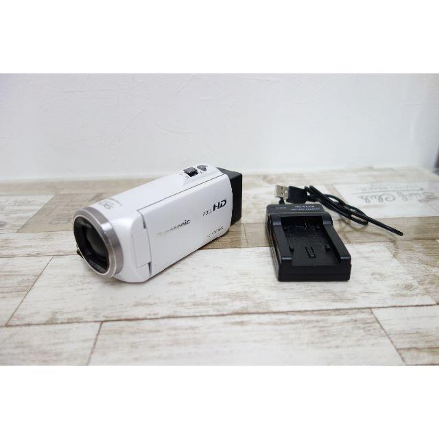 Panasonic - ☆17年製 Panasonic ビデオカメラ HC-V360MS ホワイト