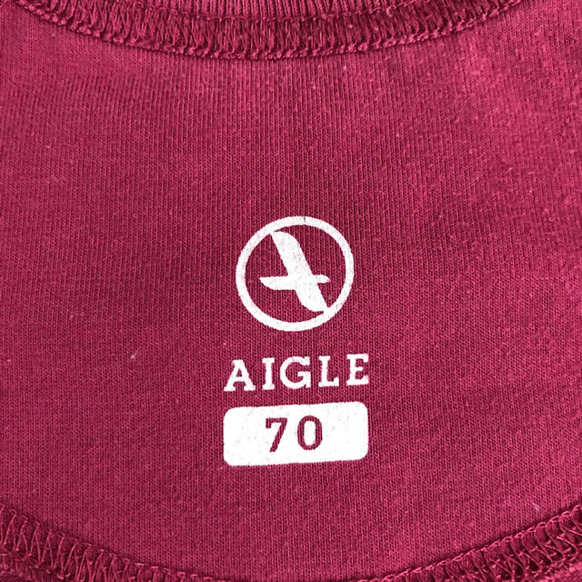 AIGLE(エーグル)のAIGLE ベビーTシャツ　70 キッズ/ベビー/マタニティのベビー服(~85cm)(Ｔシャツ)の商品写真