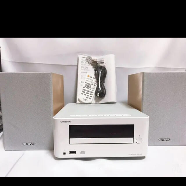 ONKYO(オンキヨー)の【新古品】ONKYO CD ミニコンポ CR-U5X Bluetooth対応 スマホ/家電/カメラのオーディオ機器(アンプ)の商品写真