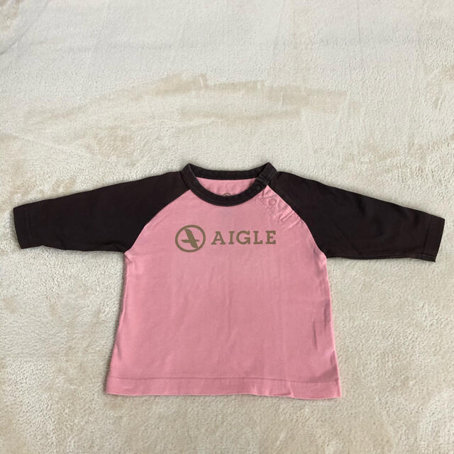 AIGLE(エーグル)のAIGLE ベビーTシャツ　70 キッズ/ベビー/マタニティのベビー服(~85cm)(Ｔシャツ)の商品写真