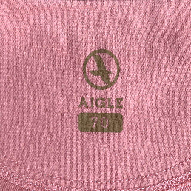 AIGLE(エーグル)のAIGLE ベビーTシャツ　70 キッズ/ベビー/マタニティのベビー服(~85cm)(Ｔシャツ)の商品写真