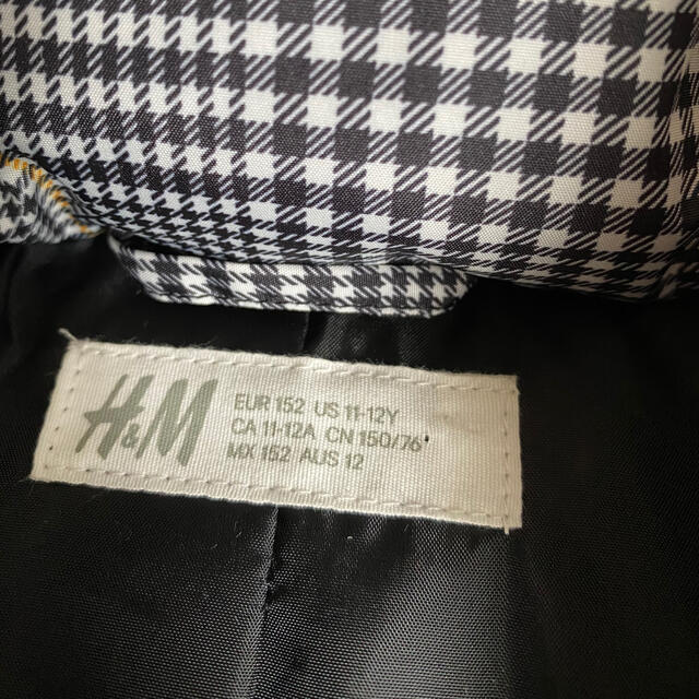 H&M(エイチアンドエム)のキッズ用ダウンジャケット キッズ/ベビー/マタニティのキッズ服女の子用(90cm~)(ジャケット/上着)の商品写真