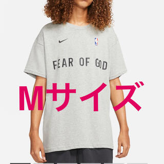 フィアオブゴッド(FEAR OF GOD)のnike fear of god ウォームアップTシャツ　ダークグレー　M(Tシャツ/カットソー(半袖/袖なし))