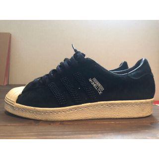 ネイバーフッド(NEIGHBORHOOD)のAdidas ネイバーフッド　スーパースター　黒\black US 7 25(スニーカー)