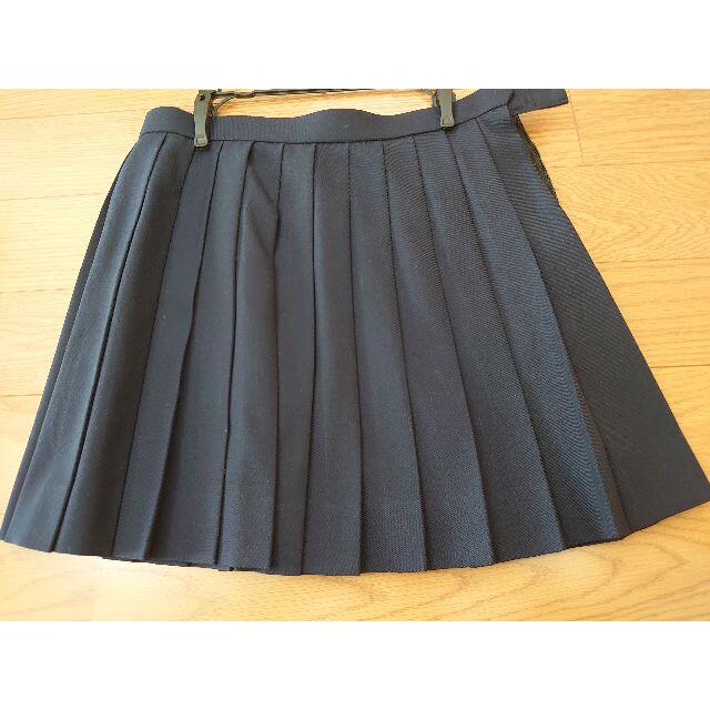 KURI-ORI クリオリ　制服　スカート　ネイビー無地　大きいサイズ レディースのスカート(ミニスカート)の商品写真