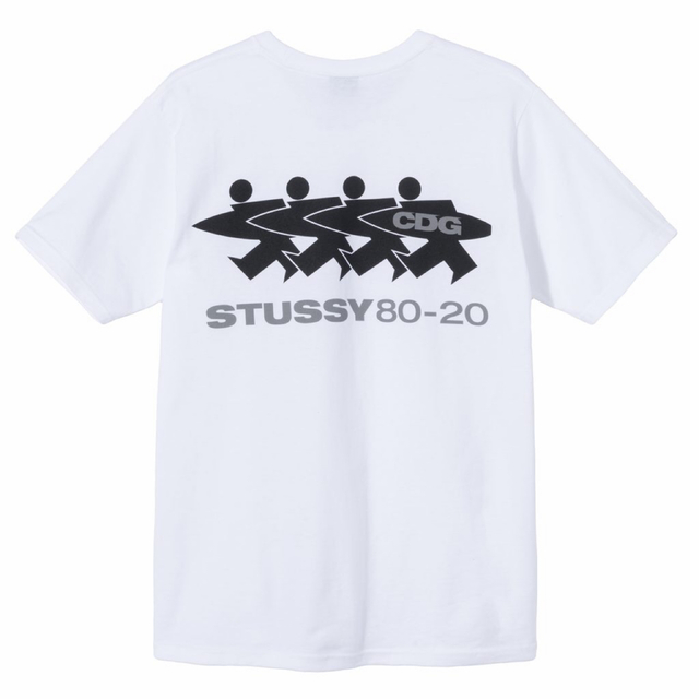 Lサイズ CDG x STUSSY T-SHIRT  40周年