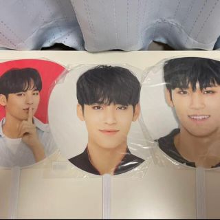 セブンティーン(SEVENTEEN)のSEVENTEEN ミンギュ　うちわ 3枚(アイドルグッズ)