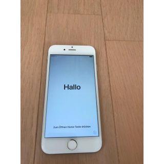 アイフォーン(iPhone)のiPhone 6 simフリー　シルバー　本体　16GB バッテリー100% (スマートフォン本体)