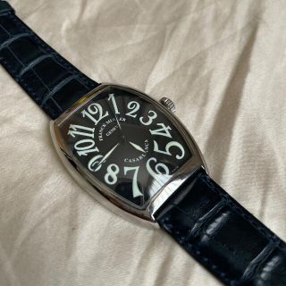 フランクミュラー(FRANCK MULLER)のフランクミュラー　6850 カサブランカ　新品革ベルト(腕時計(アナログ))