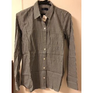 ギャップ(GAP)のGap ギンガムチェックシャツXS新品・未着用(シャツ/ブラウス(長袖/七分))