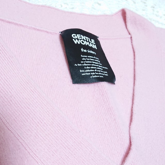 DEUXIEME CLASSE(ドゥーズィエムクラス)のGENTLE WOMAN　ドゥーズィエムクラス　カシミヤ混　ピンク　セーター レディースのトップス(ニット/セーター)の商品写真