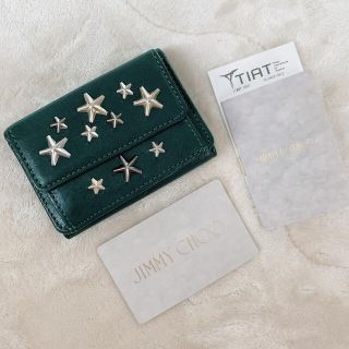 ジミーチュウ(JIMMY CHOO)のJIMMY CHOO 財布　グリーン　三つ折り(財布)