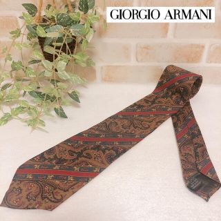 ジョルジオアルマーニ(Giorgio Armani)のGIORGIO ARMANI ジョルジオ アルマーニ 総柄 ネクタイ(ネクタイ)