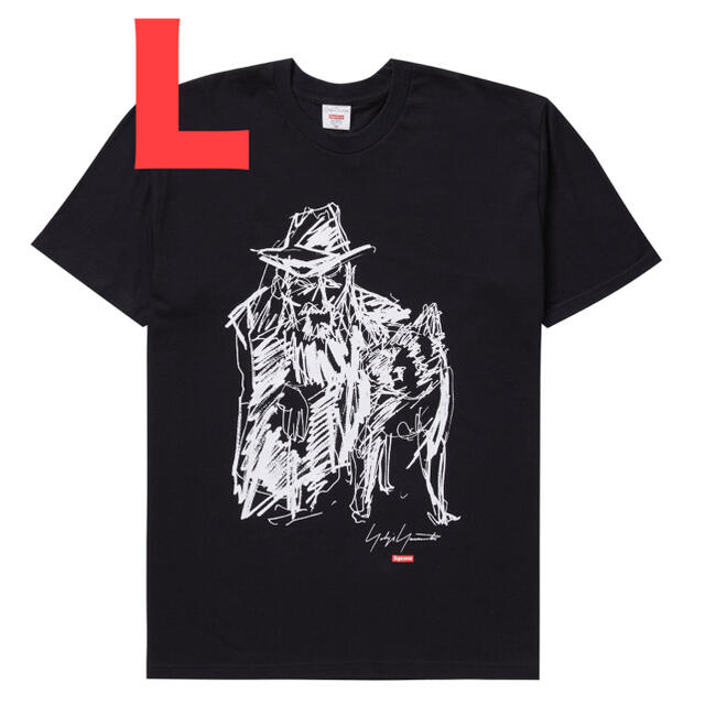 L supreme yohji scribble portrait tee