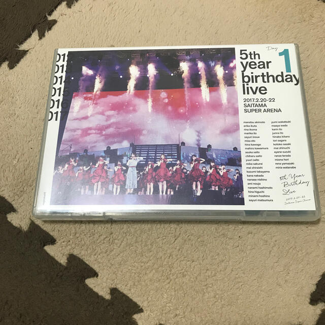 乃木坂46(ノギザカフォーティーシックス)の5th　YEAR　BIRTHDAY　LIVE　2017．2．20-22　SAIT エンタメ/ホビーのDVD/ブルーレイ(ミュージック)の商品写真