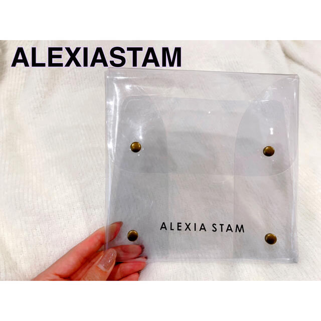 ALEXIA STAM(アリシアスタン)のALEXIASTAM クリアポーチ アリシアスタン レディースのファッション小物(ポーチ)の商品写真