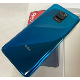 アンドロイド(ANDROID)の国内版simフリー redmi note 9s 6GB 128GB ブルー(スマートフォン本体)