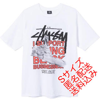 ステューシー(STUSSY)のStussy OFF WHITE TEE SMALL(Tシャツ/カットソー(半袖/袖なし))