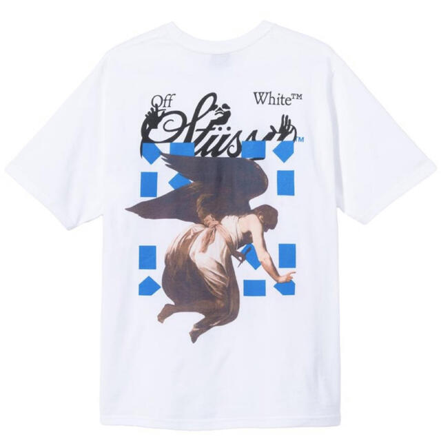 STUSSY(ステューシー)のStussy OFF WHITE TEE MEDIUM メンズのトップス(Tシャツ/カットソー(半袖/袖なし))の商品写真