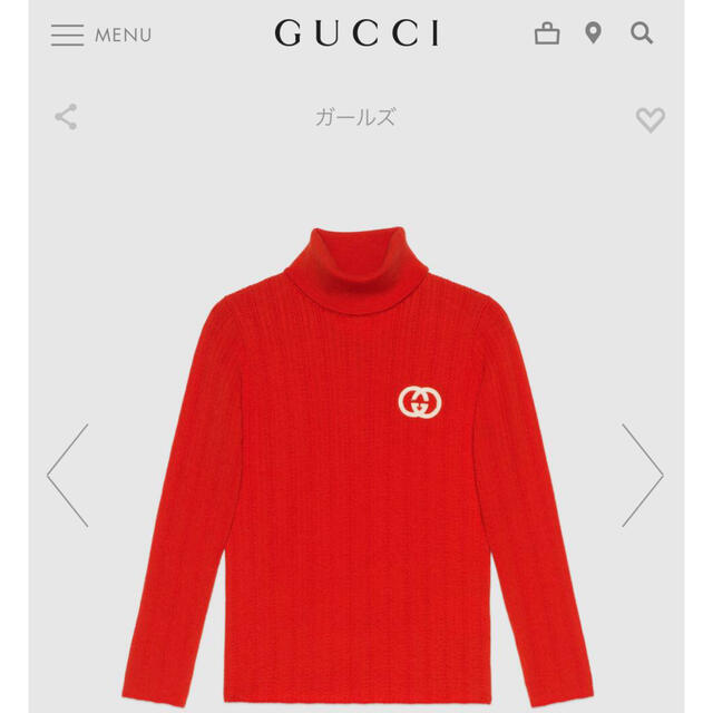 Gucci(グッチ)のグッチ 新品タートルネック S レディースのトップス(ニット/セーター)の商品写真