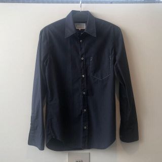 マルタンマルジェラ(Maison Martin Margiela)のMaisonMargiela ネイビーシャツ 38サイズ(シャツ)