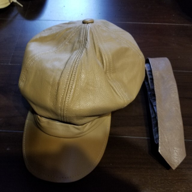 CA4LA(カシラ)のレザーキャスケットorレザータイセット メンズの帽子(キャスケット)の商品写真