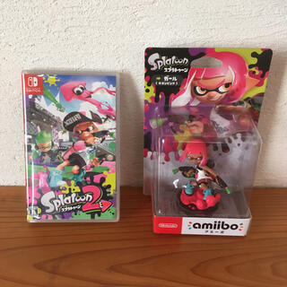 ニンテンドースイッチ(Nintendo Switch)の【あーちゃん様専用】スプラトゥーン2 amiibo（アミーボ）セット(家庭用ゲームソフト)