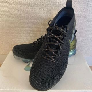 ナイキ(NIKE)のナイキ エアヴェイパーマックス フライニット2 ブラックメタリックシルバー マ…(スニーカー)