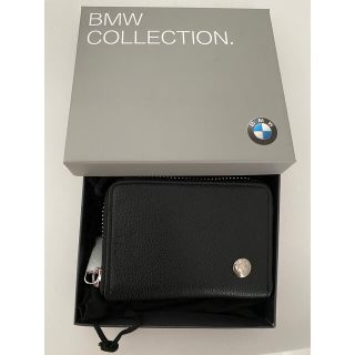 値下げ【新品】BMW純正　皮財布　小銭入れ　コインケーススモールウォレット　黒(コインケース/小銭入れ)