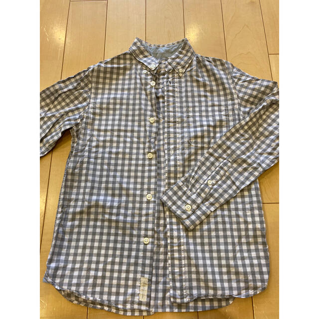 H&M(エイチアンドエム)のH&M ボタンダウンシャツ　140 キッズ/ベビー/マタニティのキッズ服男の子用(90cm~)(ブラウス)の商品写真