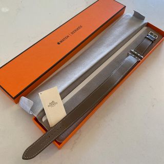 エルメス(Hermes)のエルメス　アップルウォッチ　エトープ　ベルト　ドゥブルトゥール　40mm(腕時計)