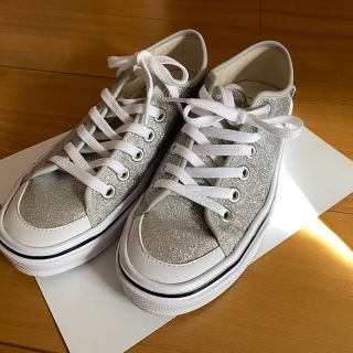 ヴァンズ(VANS)のVANSUNION シルバーラメスニーカー(スニーカー)