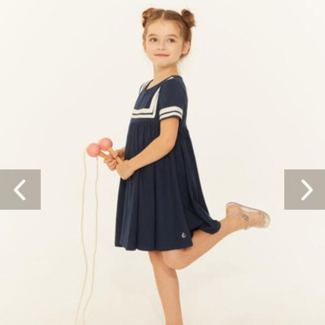 PETIT BATEAU(プチバトー)の現行品　プチバトー3ans95 ワンピース キッズ/ベビー/マタニティのキッズ服女の子用(90cm~)(ワンピース)の商品写真