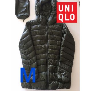 ユニクロ(UNIQLO)のユニクロ　ウルトラライトダウンコート　グリーン(ダウンコート)