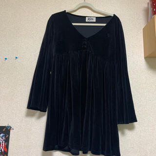 ケイティー(Katie)のkatie dress in velvet ワンピース(ミニワンピース)