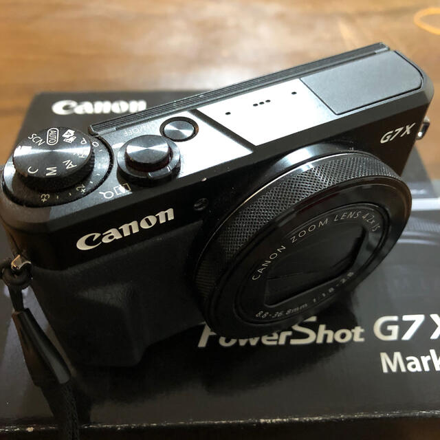 Canon(キヤノン)の美品　Canon G7X markⅡ Black  スマホ/家電/カメラのカメラ(コンパクトデジタルカメラ)の商品写真