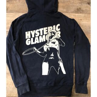 ヒステリックグラマー(HYSTERIC GLAMOUR)のHYSTERIC GLAMOUR パーカー　M ネイビー　ヒステリックグラマー (パーカー)