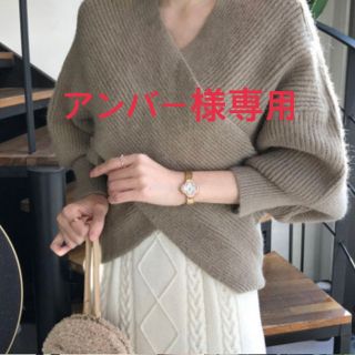 ザラ(ZARA)のVネックニット　カシュクール(ニット/セーター)