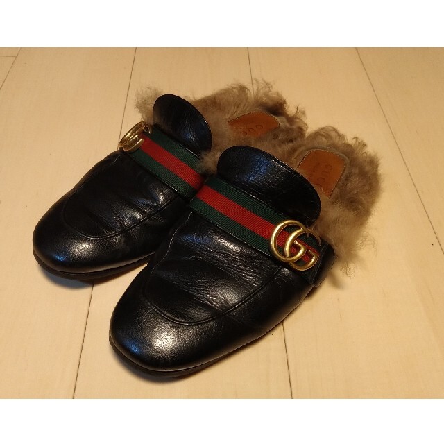 Gucci(グッチ)のGUCCI GGマーモント×シェリーライン プリンスタウン スリッパサンダル メンズの靴/シューズ(サンダル)の商品写真