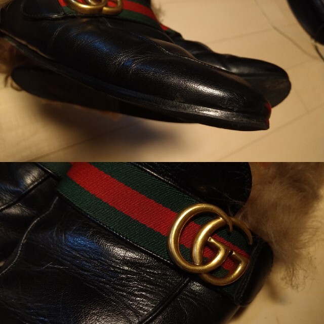 Gucci(グッチ)のGUCCI GGマーモント×シェリーライン プリンスタウン スリッパサンダル メンズの靴/シューズ(サンダル)の商品写真