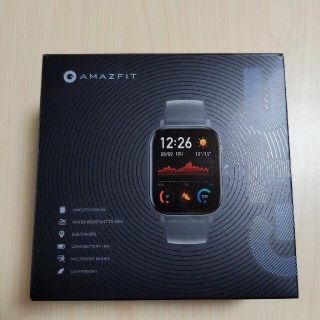 Amazfit GTS スマートウォッチ　グローバル版　ブラック　新品未開封(腕時計(デジタル))